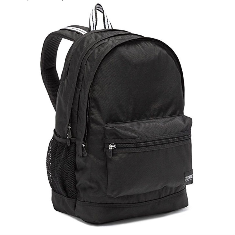 Pink VS black campus backpack